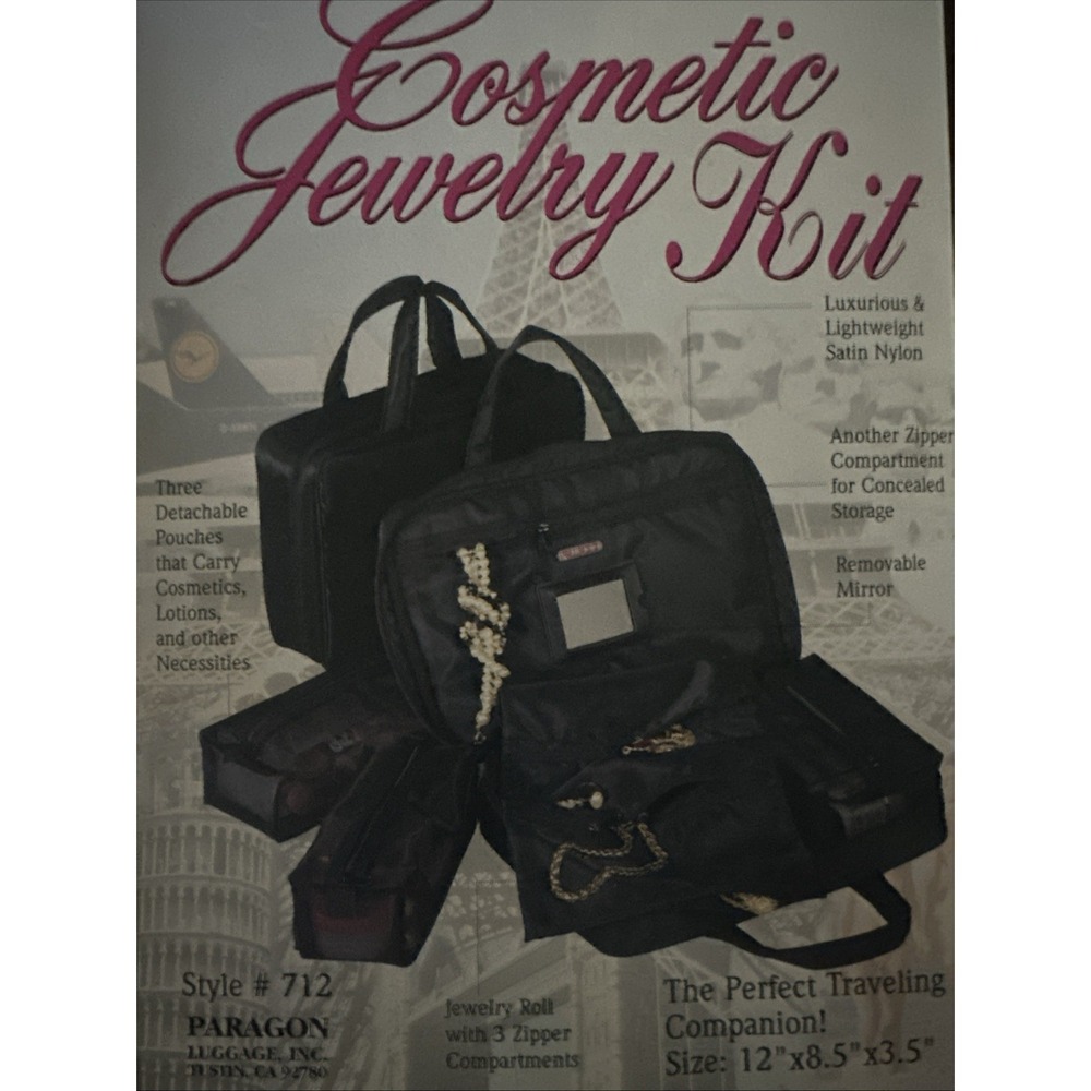 Paragon Midnight Sky Cosmetic Jewelry Travel Kit